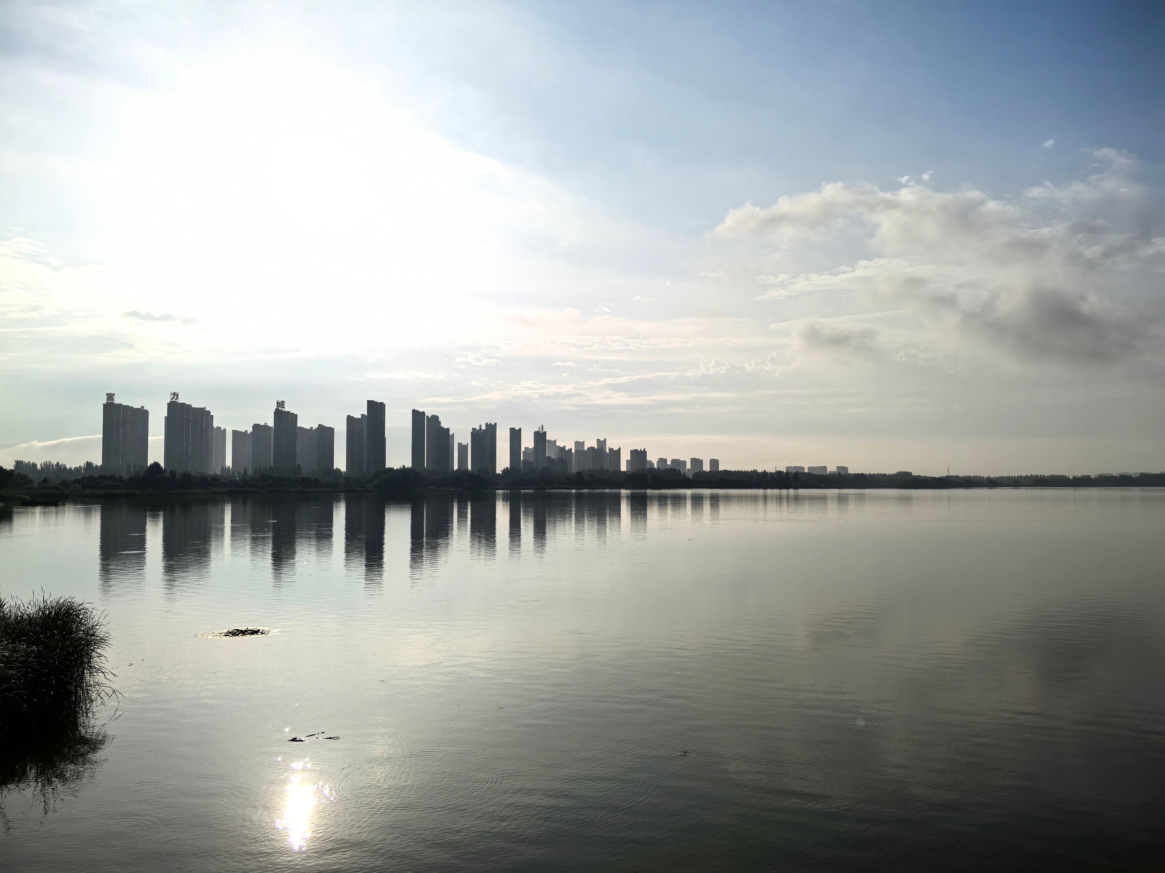此时此刻文瀛湖时光，溜景溜人溜狗    此时此刻的我  ​​​