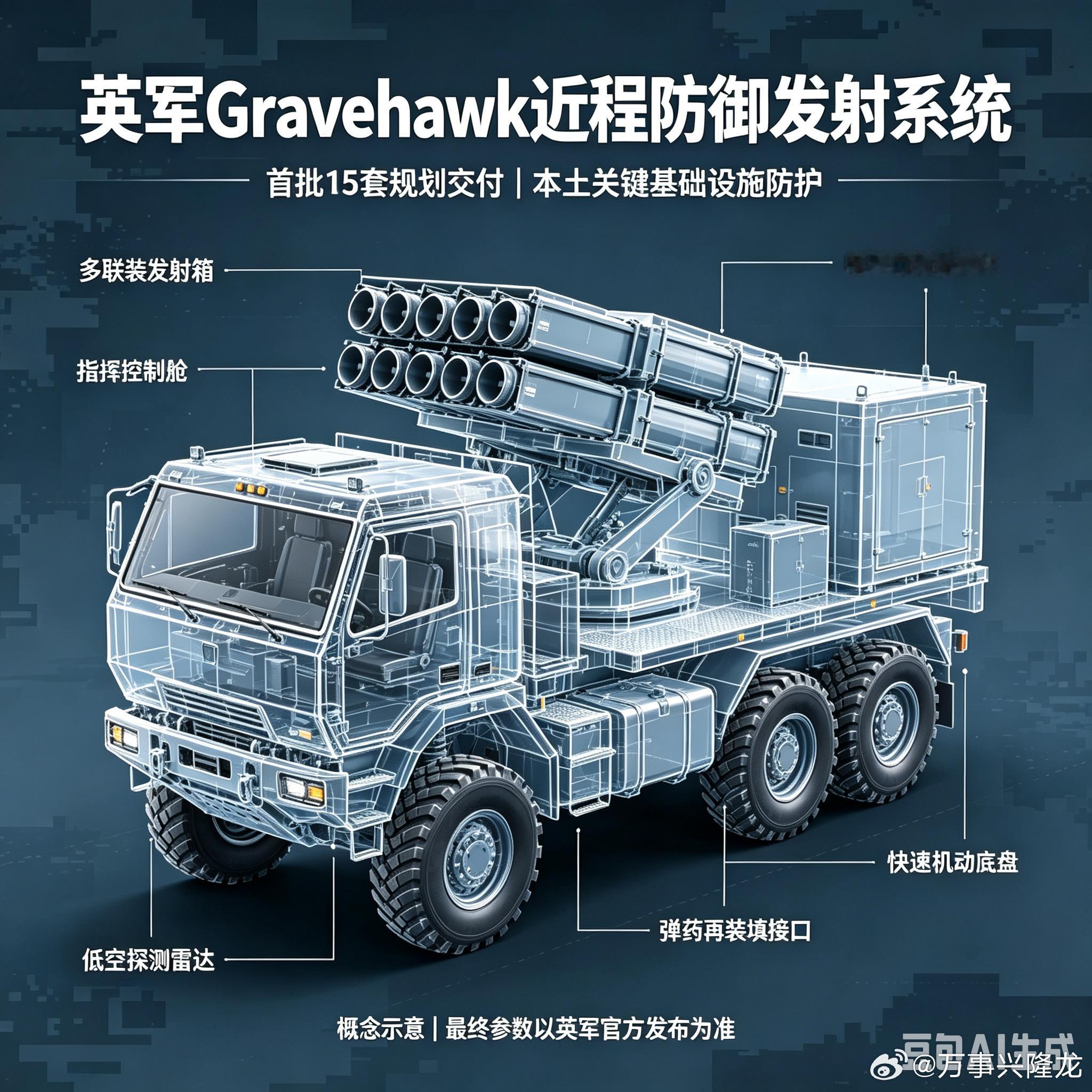 英军坟鹰Gravehawk低空防空系统｜15套全数交付参数详解英国联合丹麦、乌克