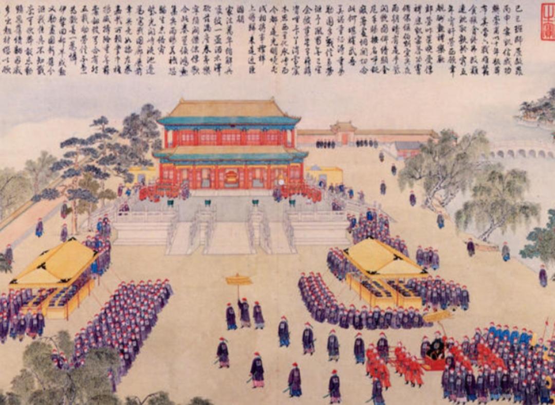 提到乾隆，很多人第一反应是“盛世”“繁华”“万国来朝”。

但如果把目光从宫廷和
