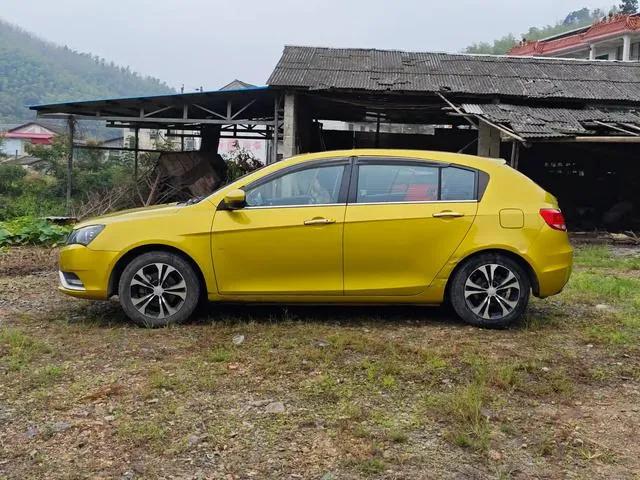 2014的吉利帝豪，手动档。他不嫌我穷，我不嫌他老，越来越开得顺手了！
做完年检