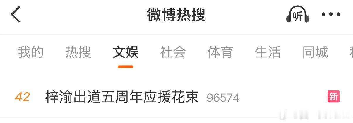 甜玉米想要，甜玉米得到！梓渝出道五周年应援花束 好棒，上榜了！ 