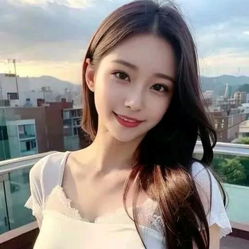 阳光少女，微笑如阳光般温暖，城市背景中的美好时光。少女感笑容 少女感微笑女孩 少