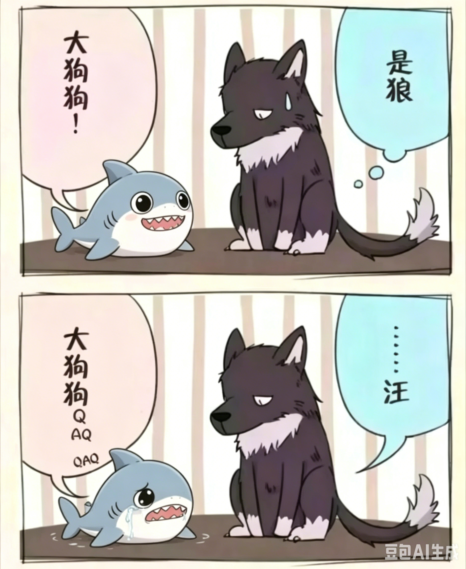 嗷呜20号也可以这样宠宠鲨鲨吗 