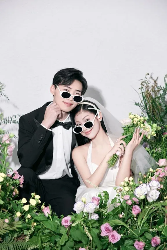 极简室内婚纱照🔥韩式婚纱照