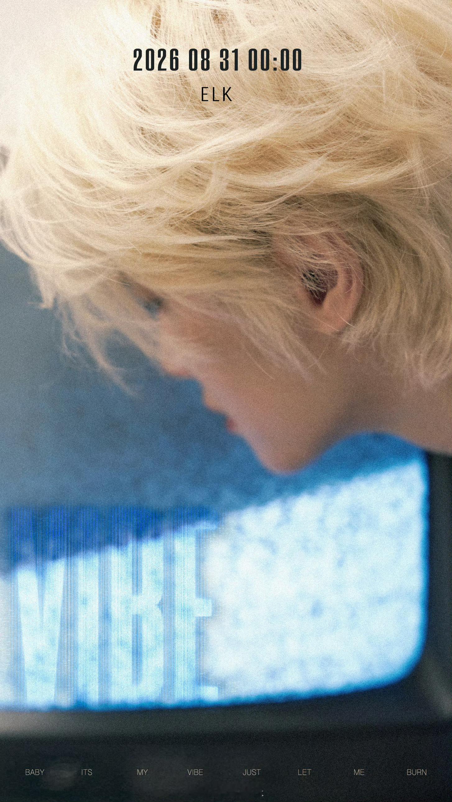 展轩新歌VIBE展轩新歌《VIBE》预告图来袭，金发智伟耶，燥候[舔屏]​ ​​