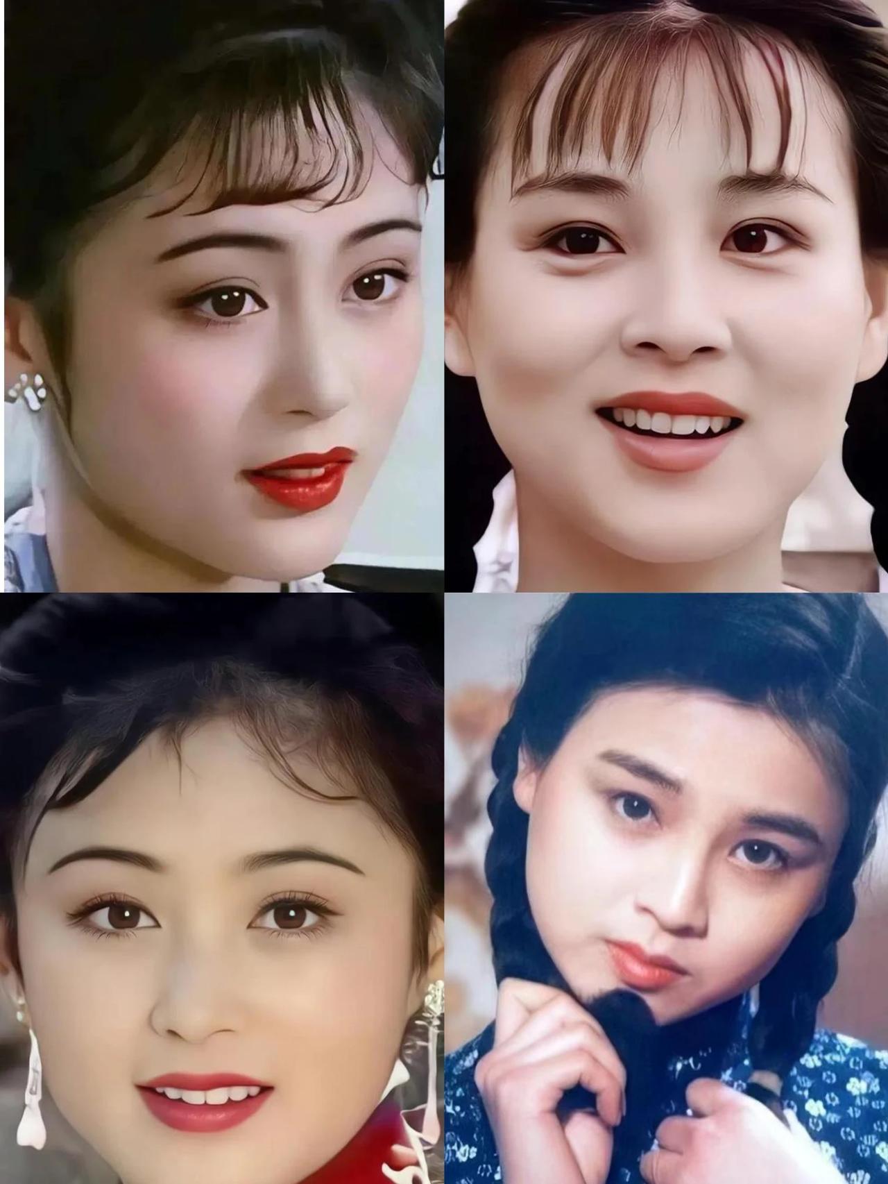 赵明明颜值巅峰，超过了陈红，真的是不比不知道，一比吓一跳。
两个人长的很像，但是