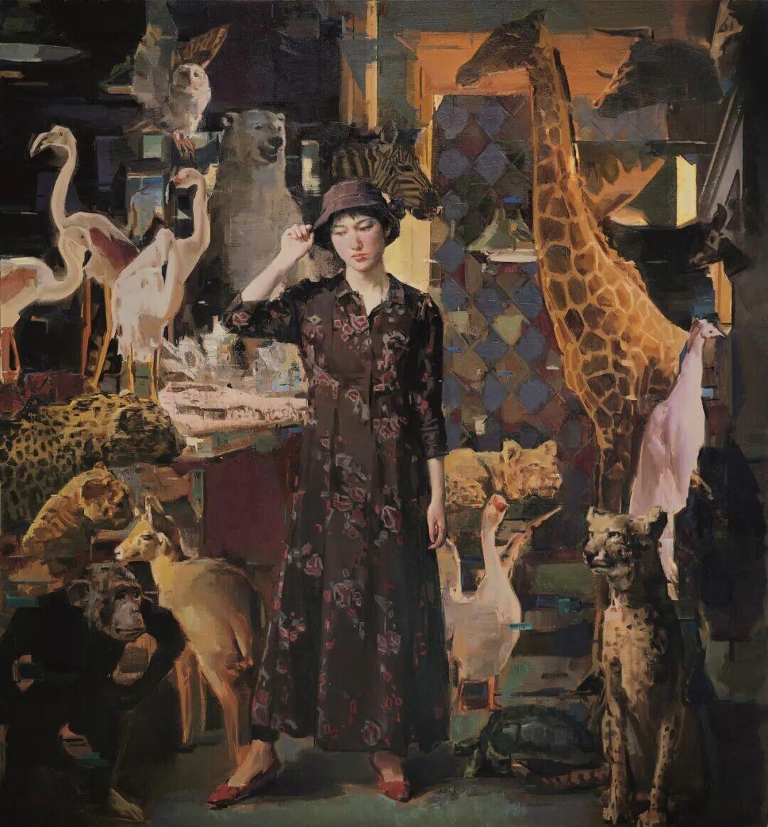 艺术家邬大勇的油画作品艺术达人遇见艺术
