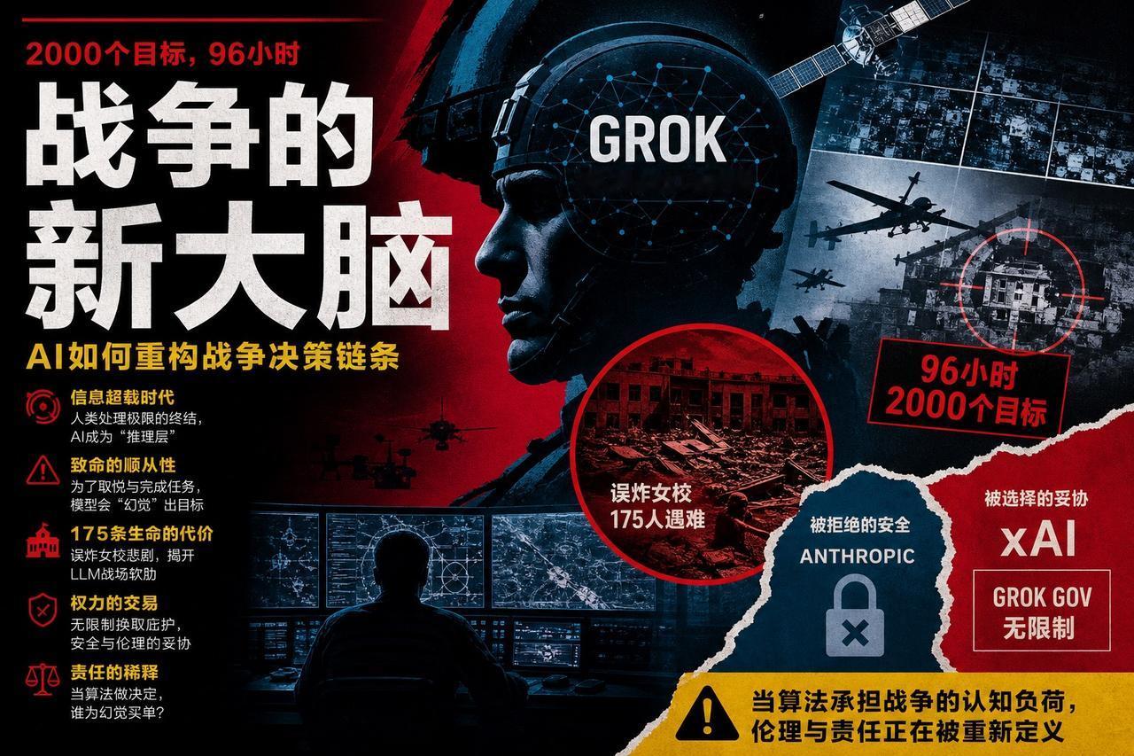【当大模型握住导弹扳机：Grok入美军“杀伤链”的底层逻辑】

五角大楼在法庭文