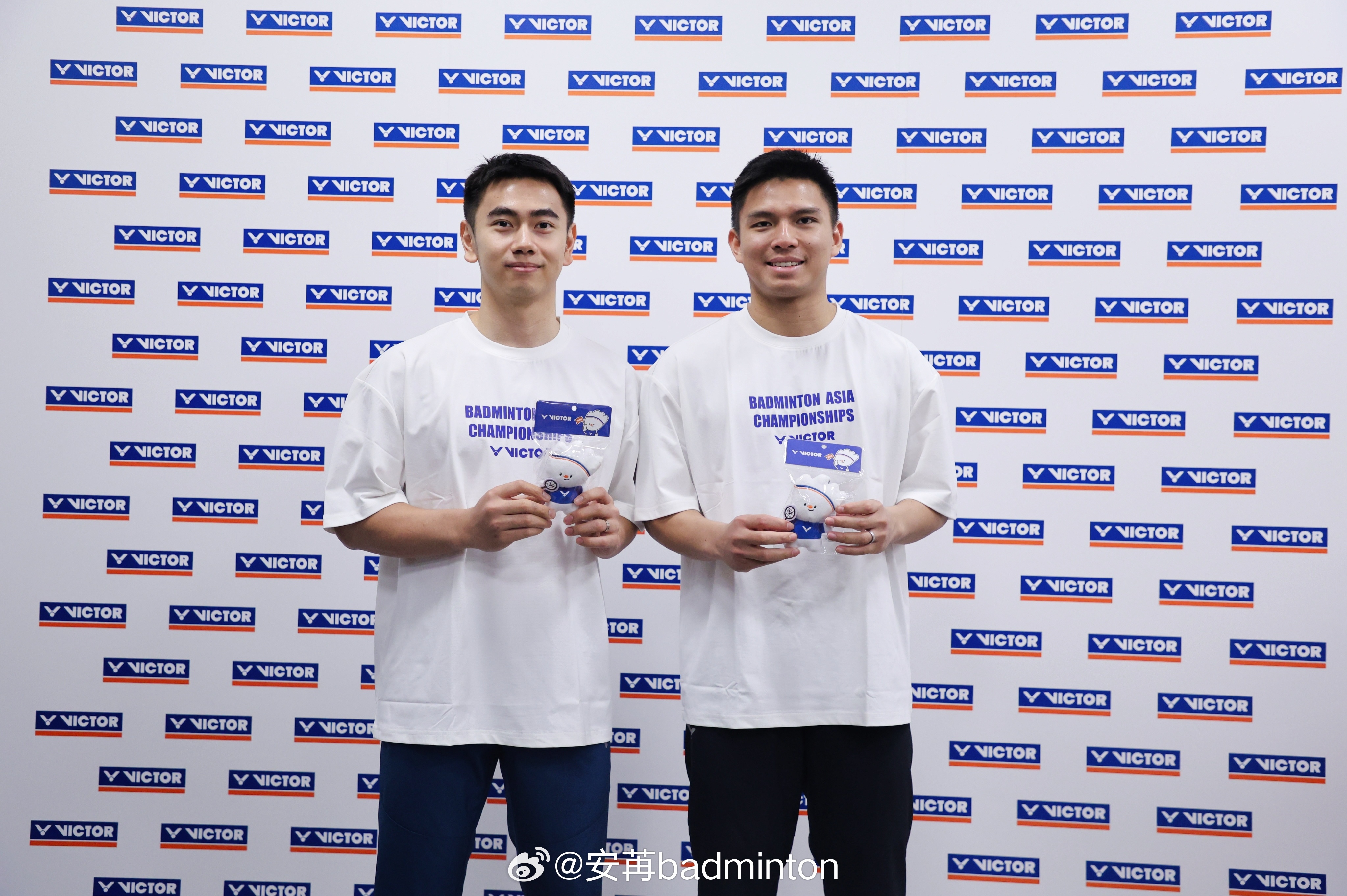 可爱的Wingo和帅气的球星完美结合亚羽争雄胜利在握2026年羽毛球亚锦赛202