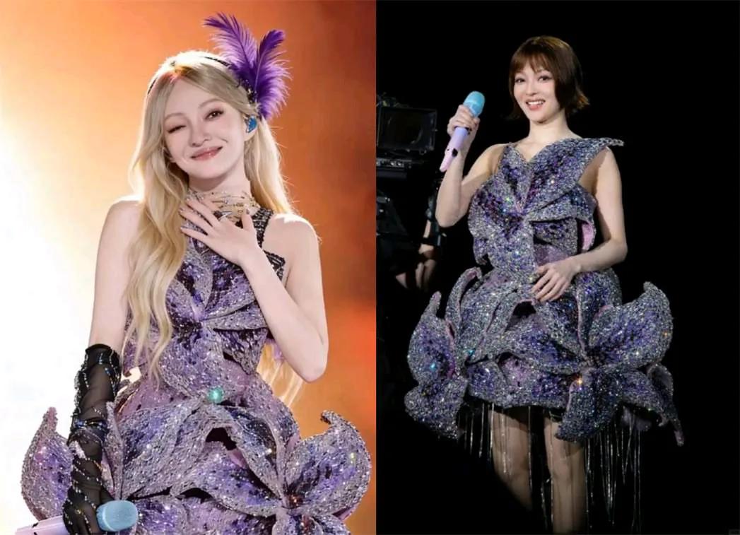 张韶涵更换发型师前后的造型对比，这是裁员裁到了大动脉了吧？