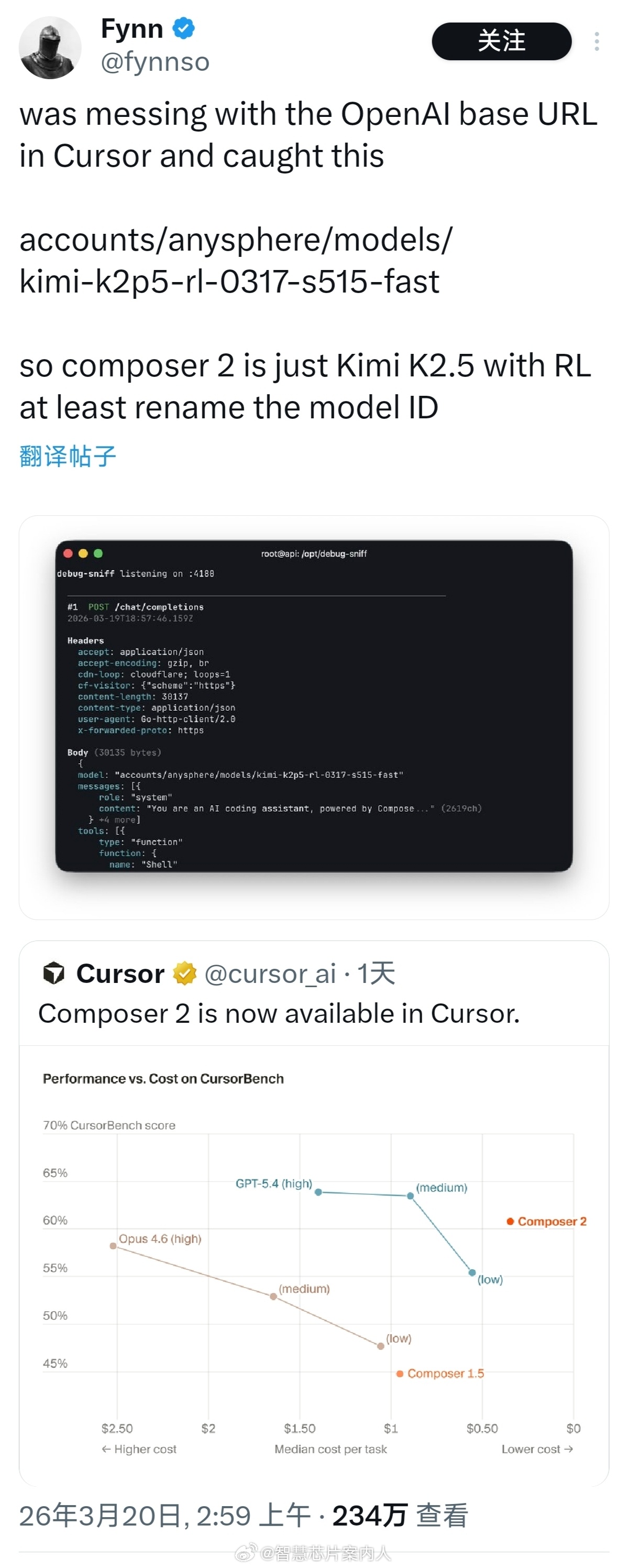 Cursor被扒套壳Kimi2.5，这次吃瓜的还有马斯克。估值要冲击500亿美金