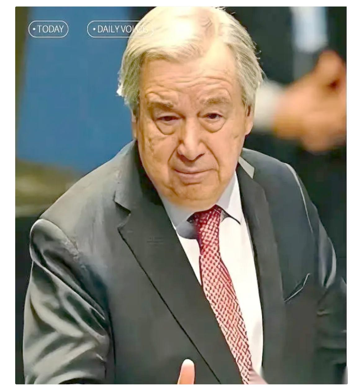 联合国秘书长终于说了句大实话，听得人一哆嗦。
他说，中国是击败日本的决定性因素。