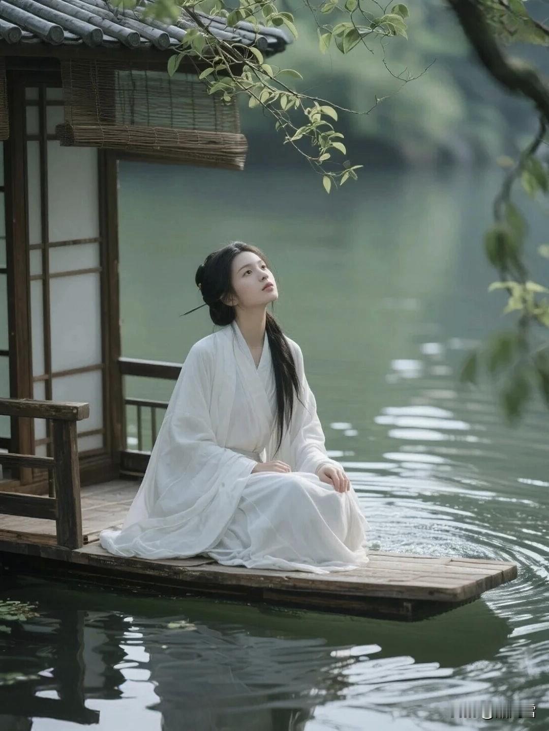 柳陌垂丝空钓月，
桃江静水漫飞花。
一船萍影飘无迹，
半盏流年暮成霞。

再读李