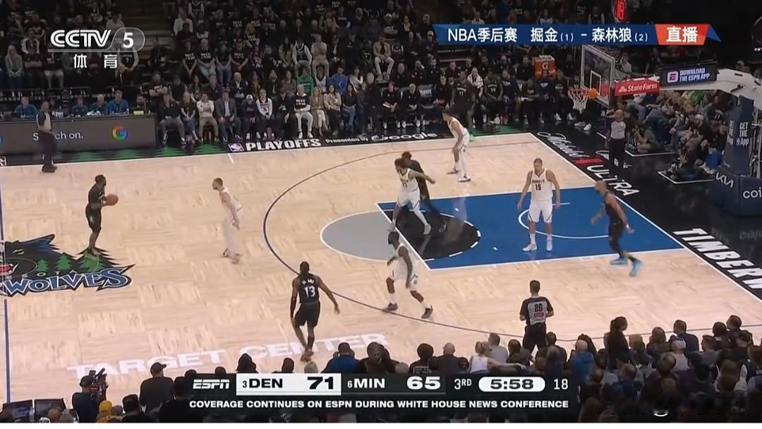 NBA季后赛森林狼主场112-96战胜掘金。
   北京时间4月26日上午，NB