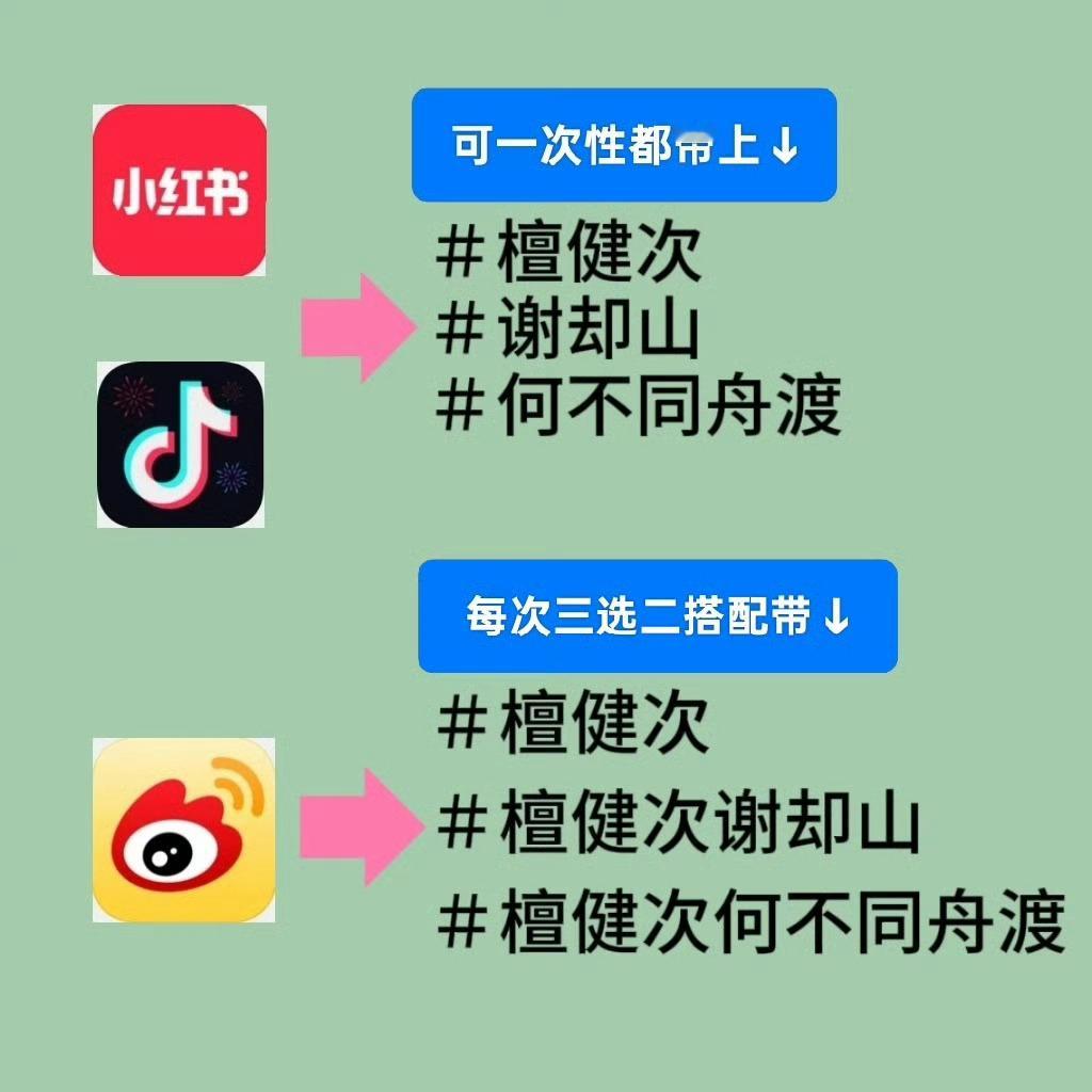 最近看到有人又不知道怎么带词条了那就一起复习一遍吧，别带错了！！！檀健次 ‖檀健