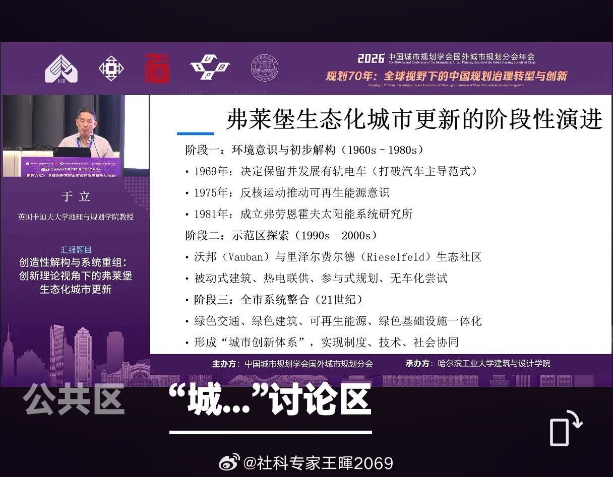 2026年中国城市规划学会国外城市规划分会年会于2026年6月19 -21日在哈