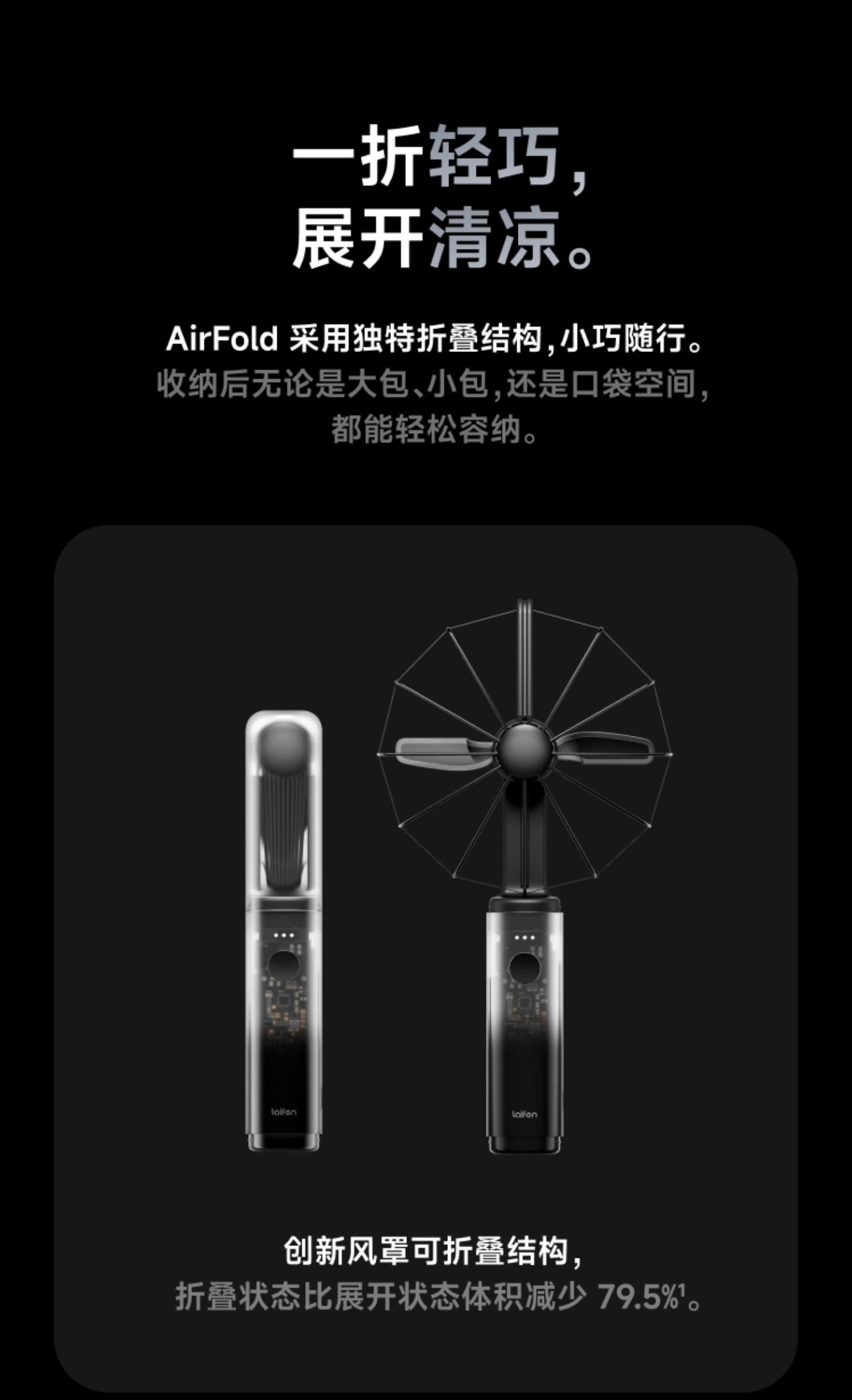 本以为只是普通新品，结果被徕芬小风扇惊艳到了！兼顾性能、颜值与便携，夏日出门绝对