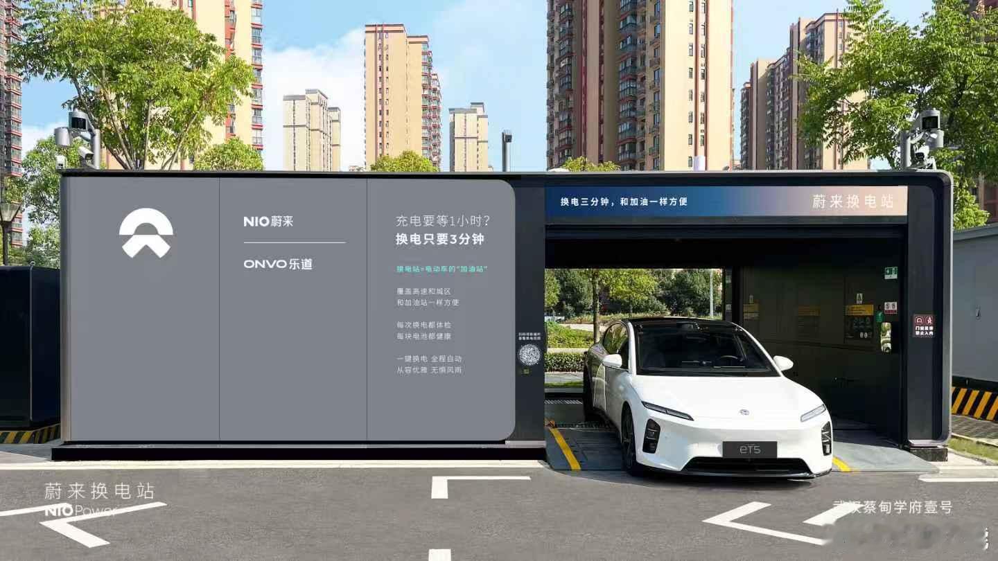 10月17日 NIO Power 2站上线NO.3526 蔚来换电站 | 武汉蔡