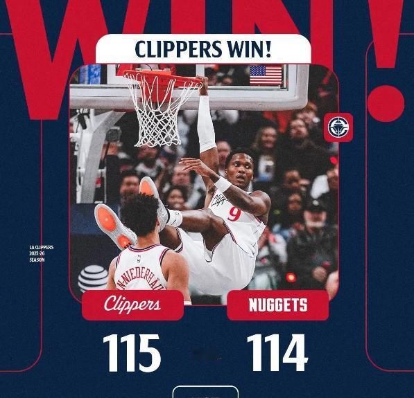 快船捡到宝了

快船115-114掘金，赛后快船新援马瑟林接受采访时说：“我还没