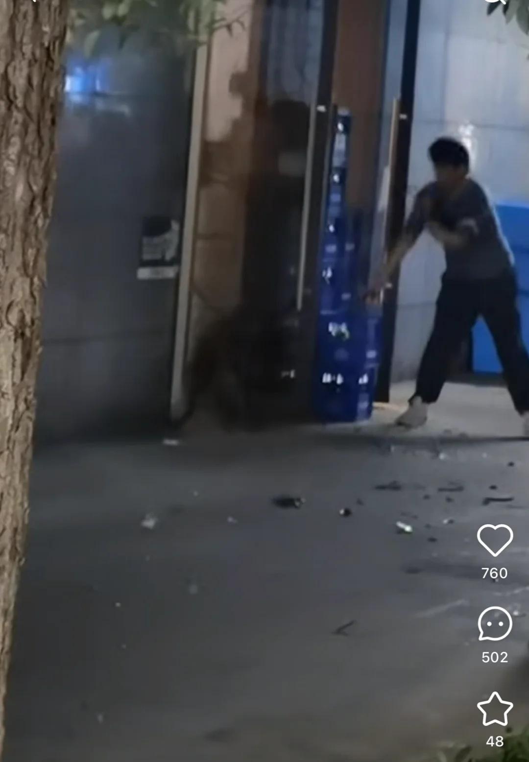 为杭州青山湖被打打马犬发声
看了原视频
马犬真的叫的好惨，都被打成这样了小狗都没