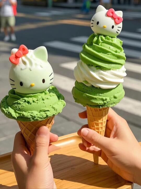 这个HelloKitty冰淇淋都舍不得吃