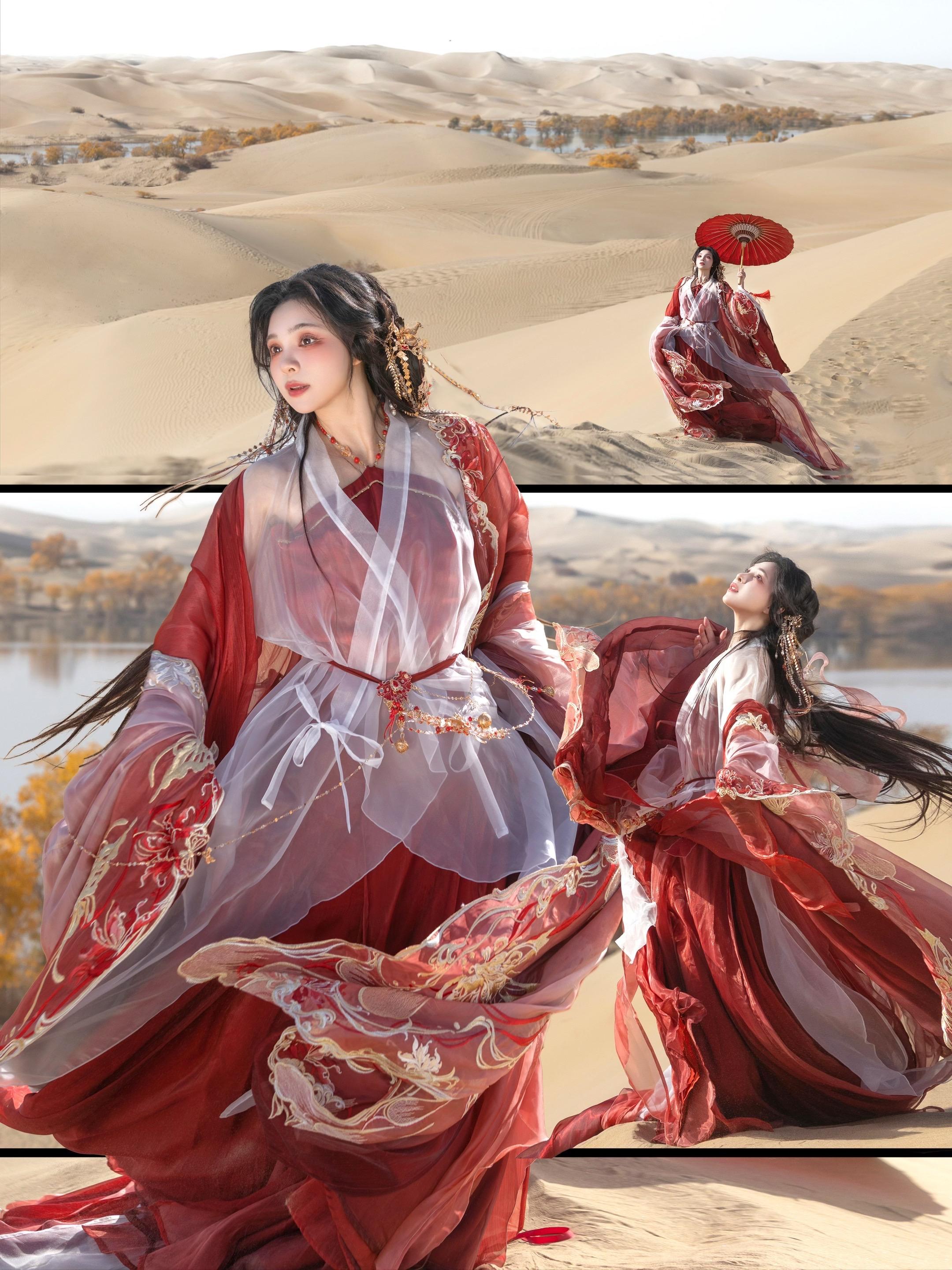 ‘ 我偏要这荒漠、长出玫瑰 ’葫芦岛的沙漠胡杨真的很绝了！