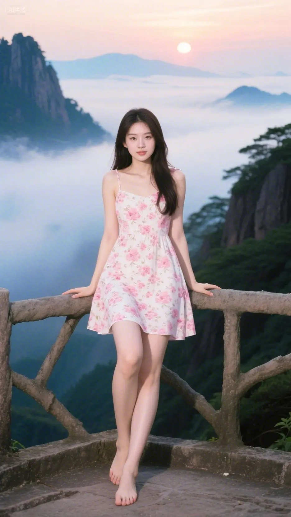 即梦AI 优雅气质 唯美 美景佳人 清纯甜美
