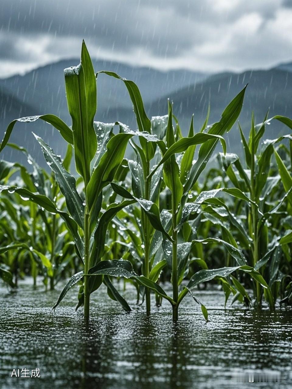 河南省的一位农民廖辉踏入了那片还未收获的玉米田中。他蹲下身去，小心翼翼地剥开了一