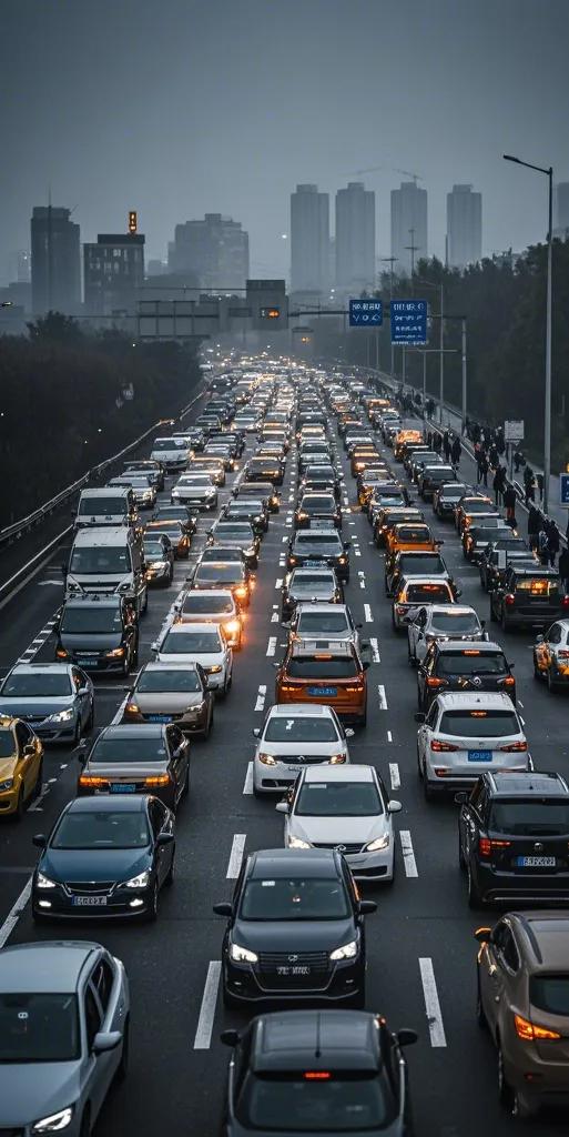 长达十几小时的堵车
张三终于无法忍受
暴跳如雷打开车门
拿出一根棒球棍
好多人吃