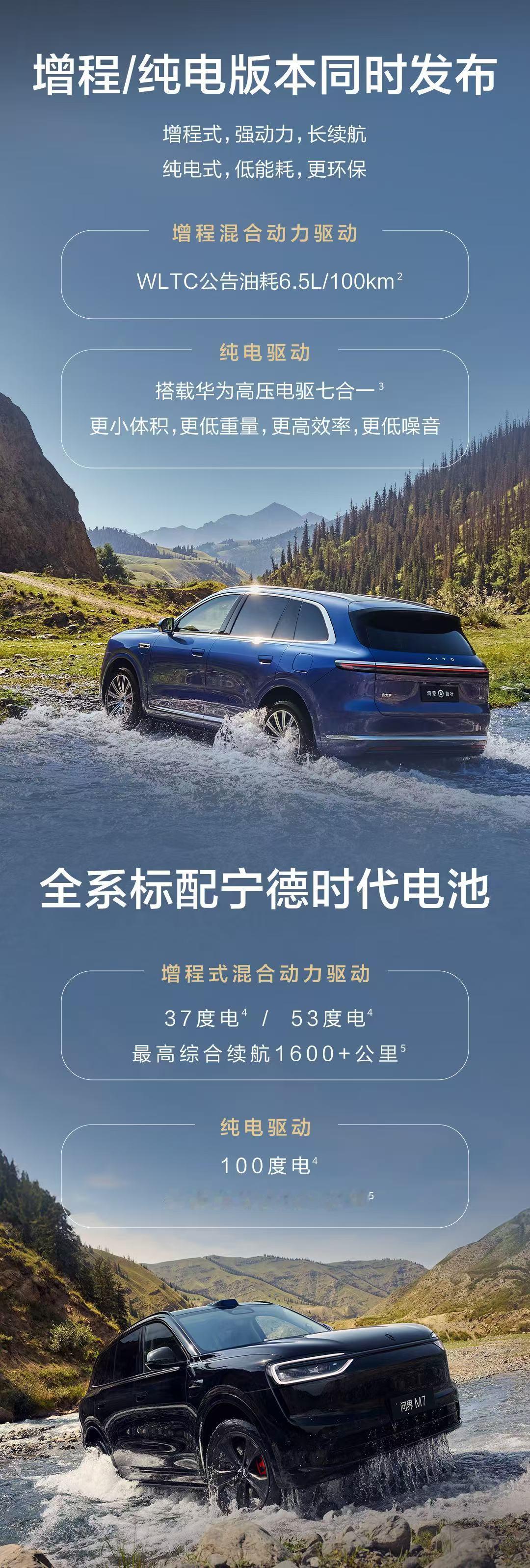 全新问界M7首搭华为ADS 4，舱内激光+车顶激光雷达双buff叠满，智驾这块儿