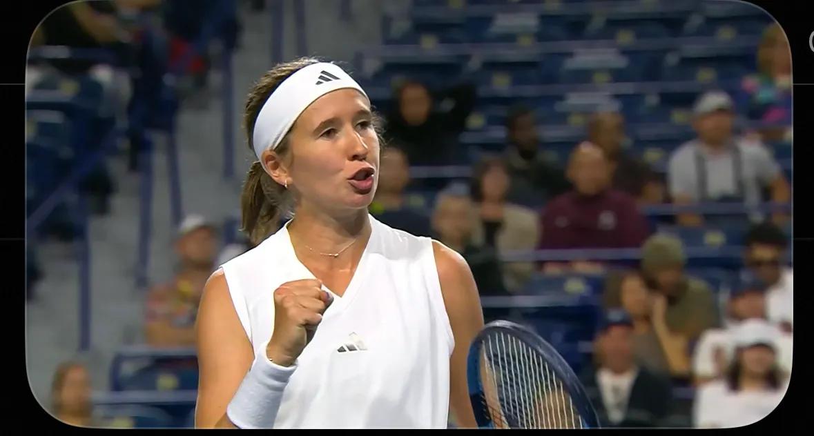❎刚刚🔚的WTA1000多伦多女单次轮比赛，27号种子丹麦陶森3-6、4-6不