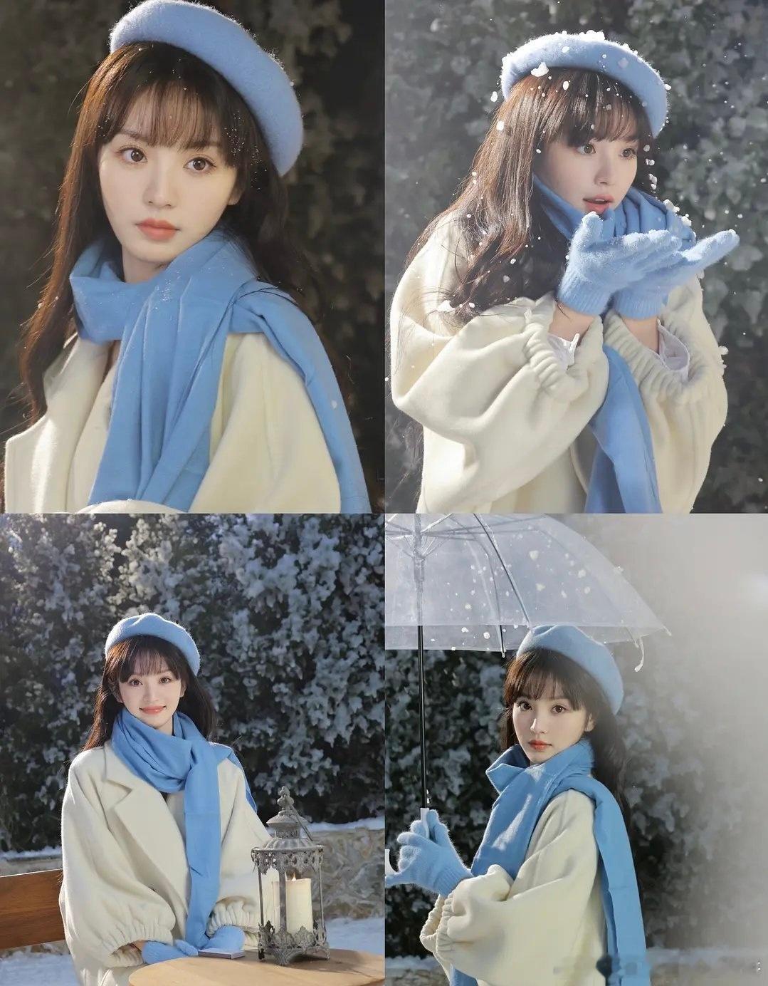 女明星雪地营业照一览田曦薇，张婧仪，周也，卢昱晓，杨超越，章若楠 ​​​