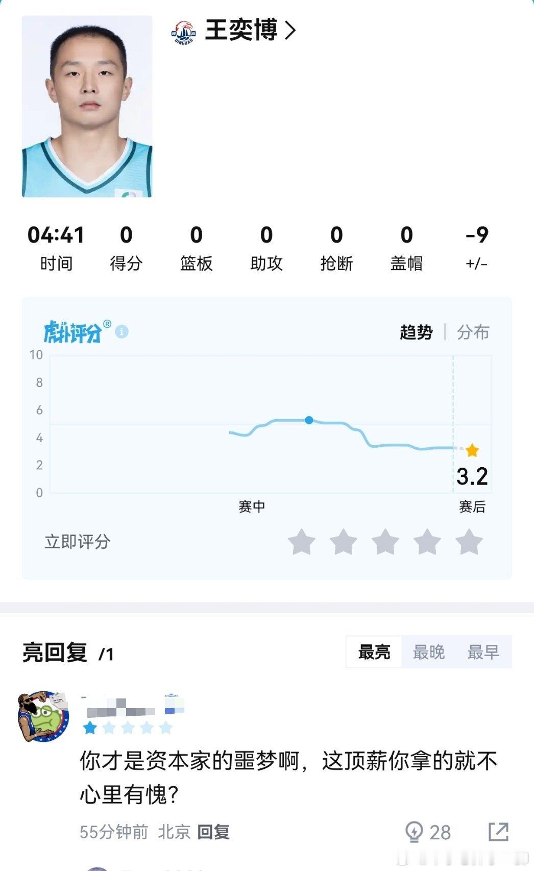 北京球迷说王奕博才是资本家的噩梦