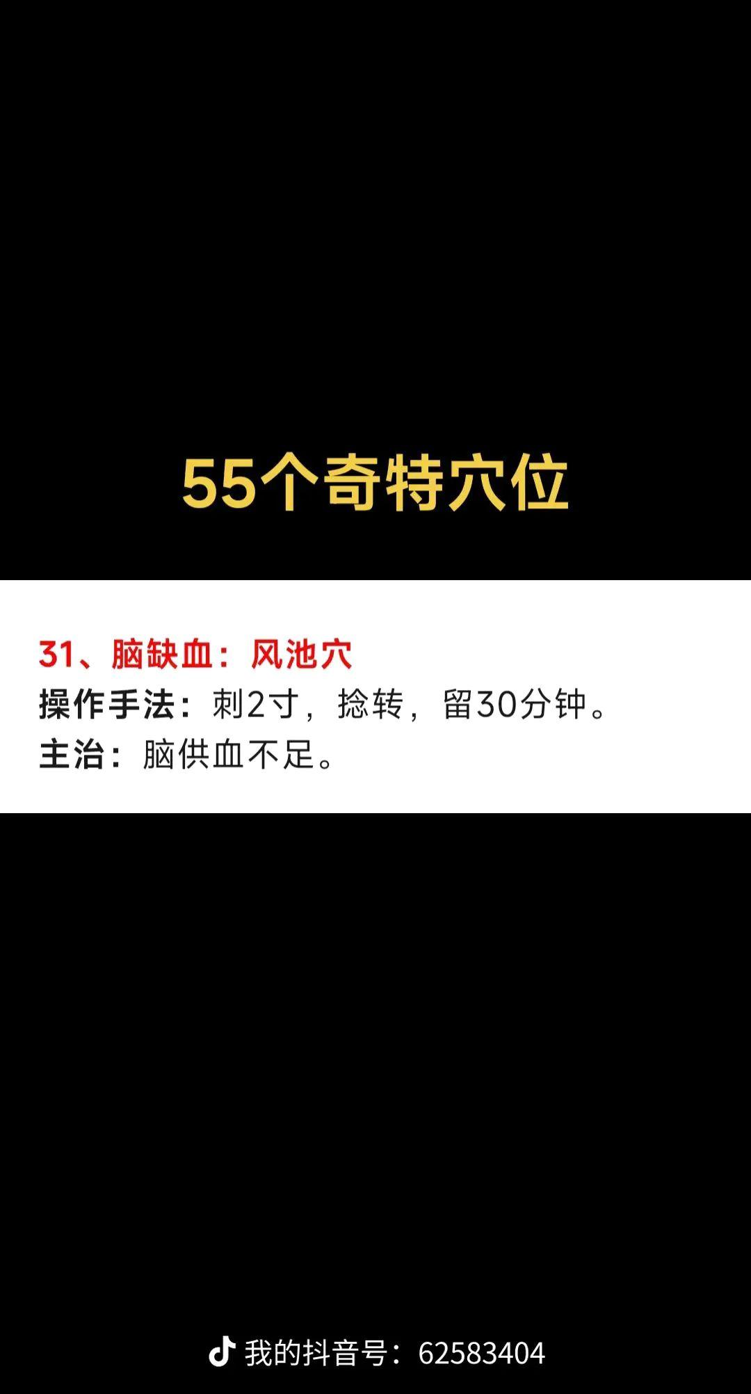 穴位你知道多少？