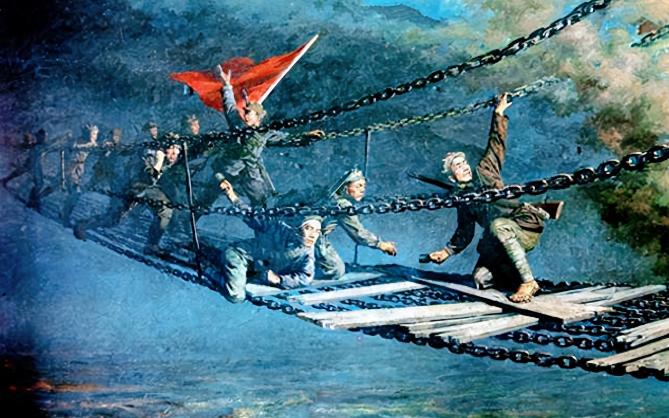 1953年，国民党将领刘文辉受到命令要求炸掉泸定桥，炸掉后，红军也有可能就会全军