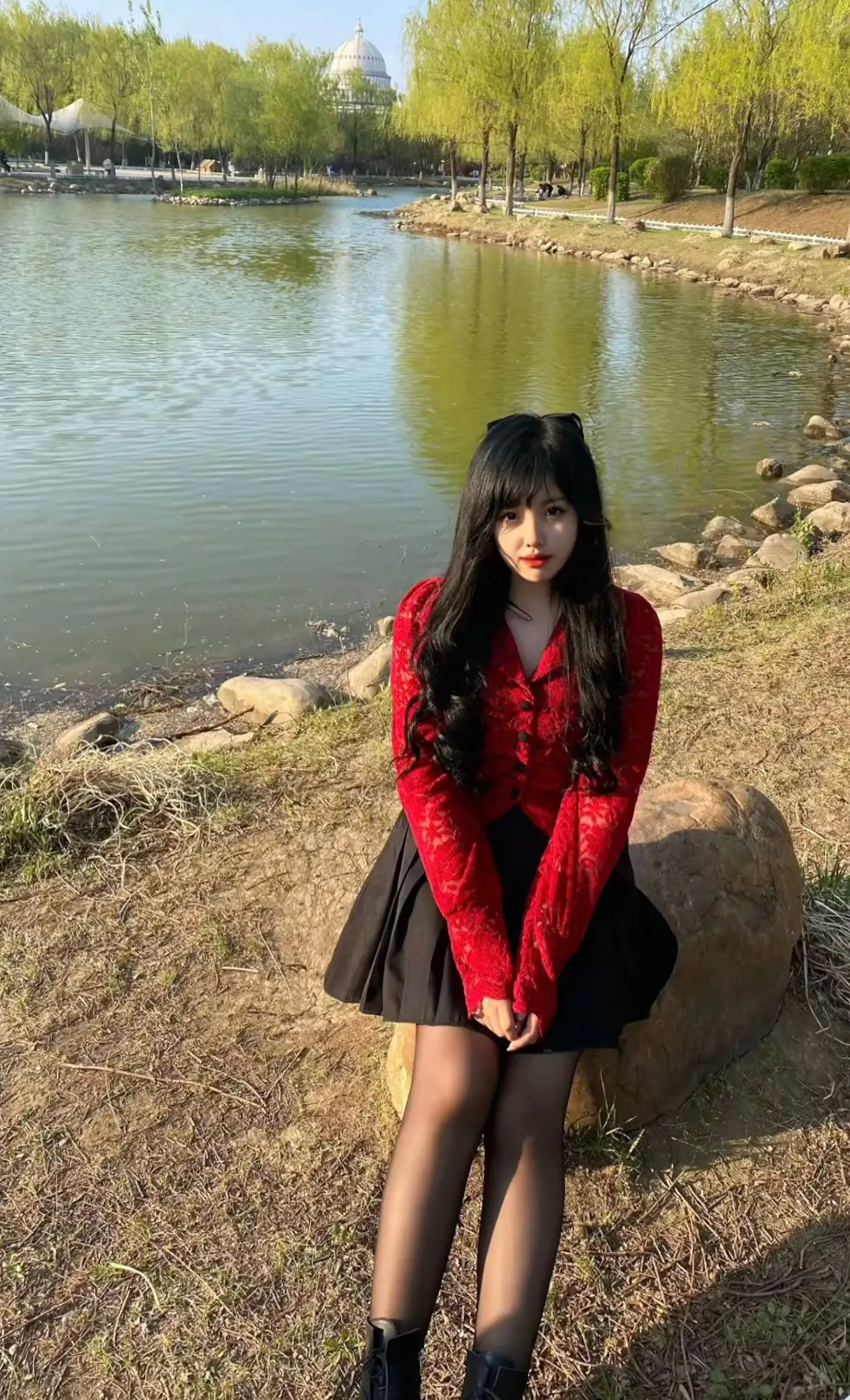 又和春天见面了.