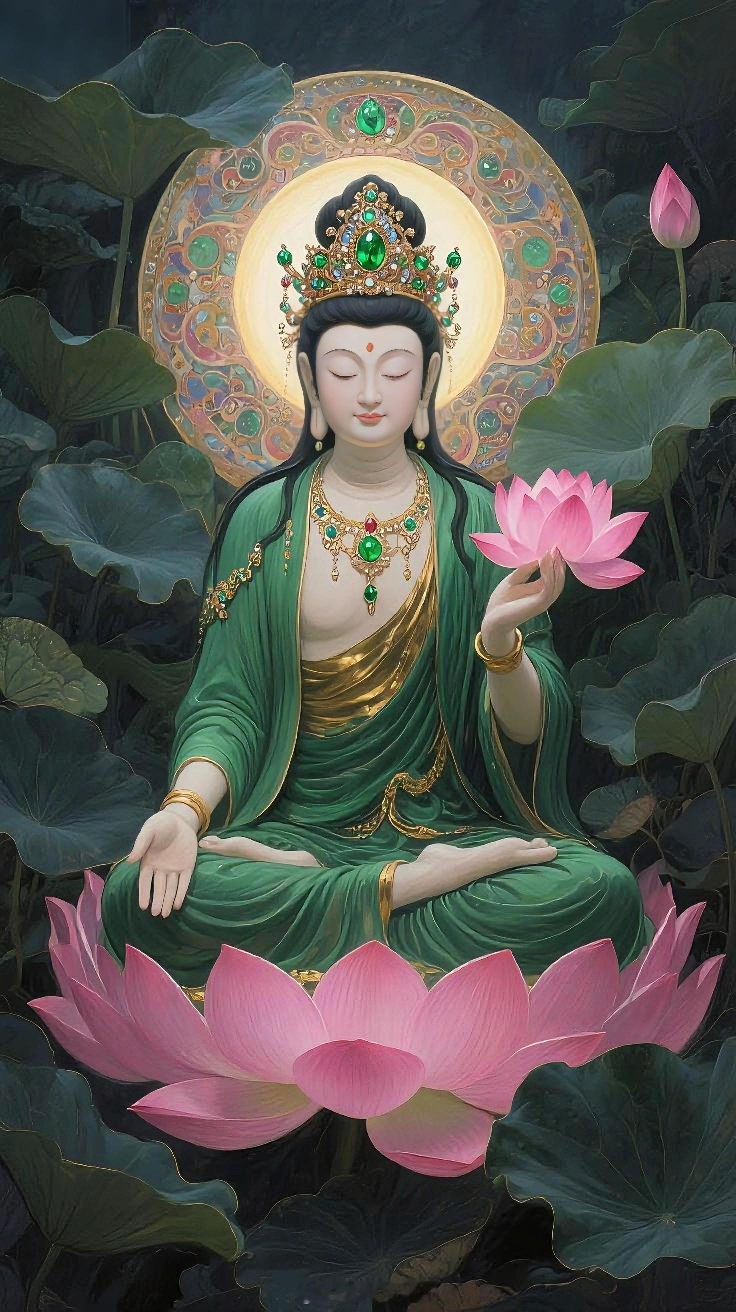遇见菩萨，大吉大利，礼赞随喜接好运。未来好事每天发生在你身上，接二连三，接连不断