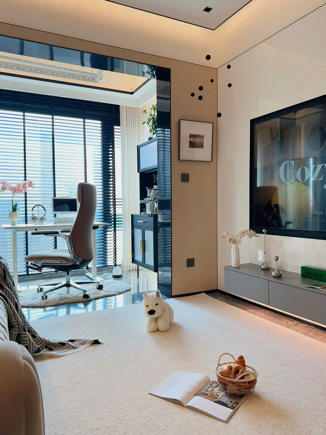 我住不了没有地毯的家，不穿鞋的松弛感谁懂