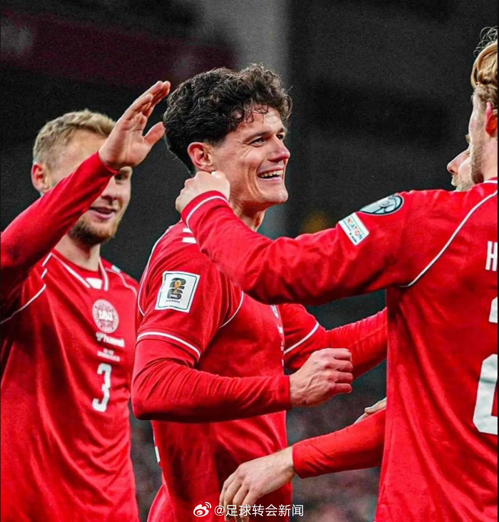 丹麦在世预赛欧洲区附加赛半决赛中4-0大胜北马其顿，决赛将战捷克！此役诺尔高首发