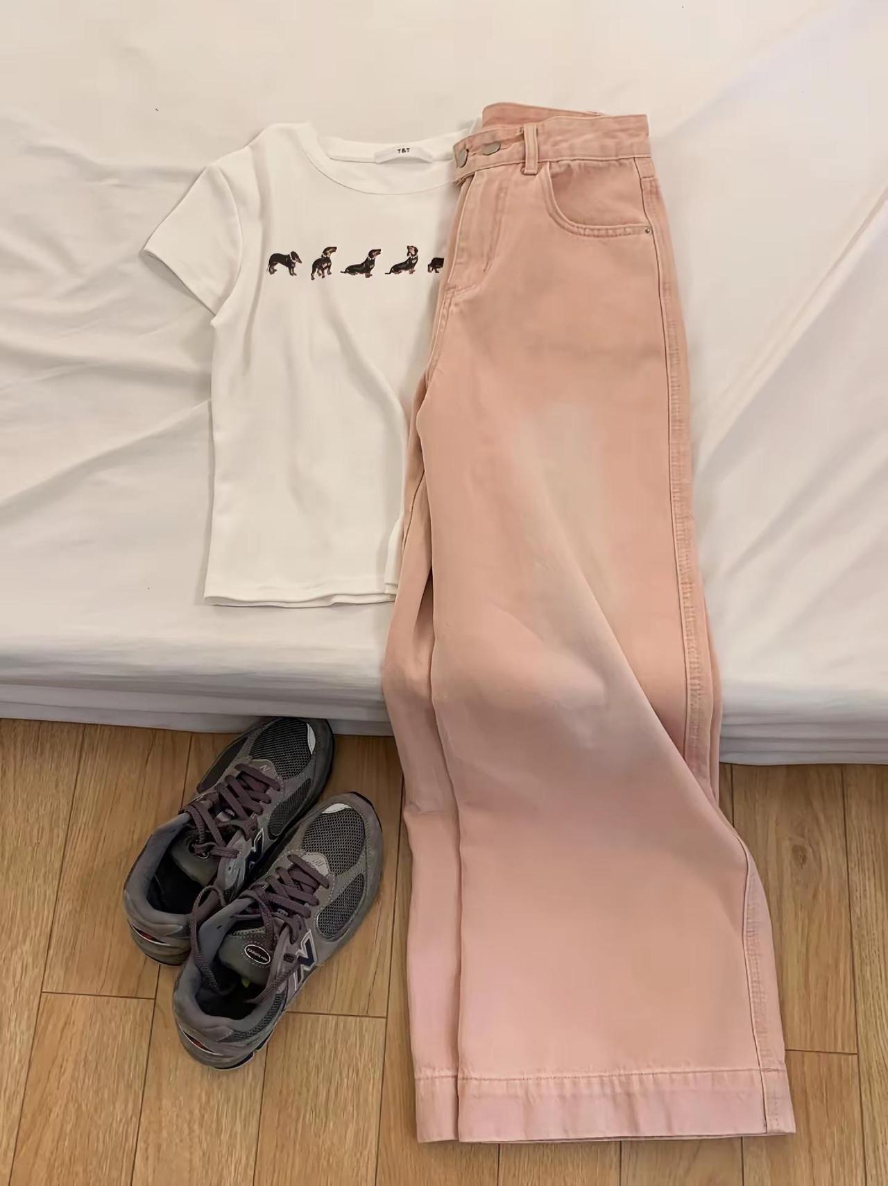 韩系休闲的裤子搭配好喜欢！韩系穿搭 裤子 穿搭合集 我选择用韩系穿搭打开春天