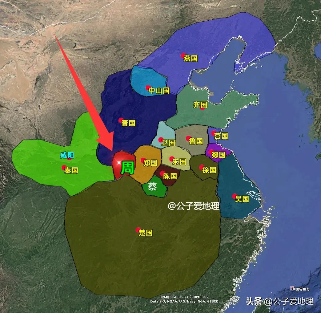 周王室是不是不太聪明？为何将自己封那么小，诸侯国封那么大？
看春秋地图，总觉得周