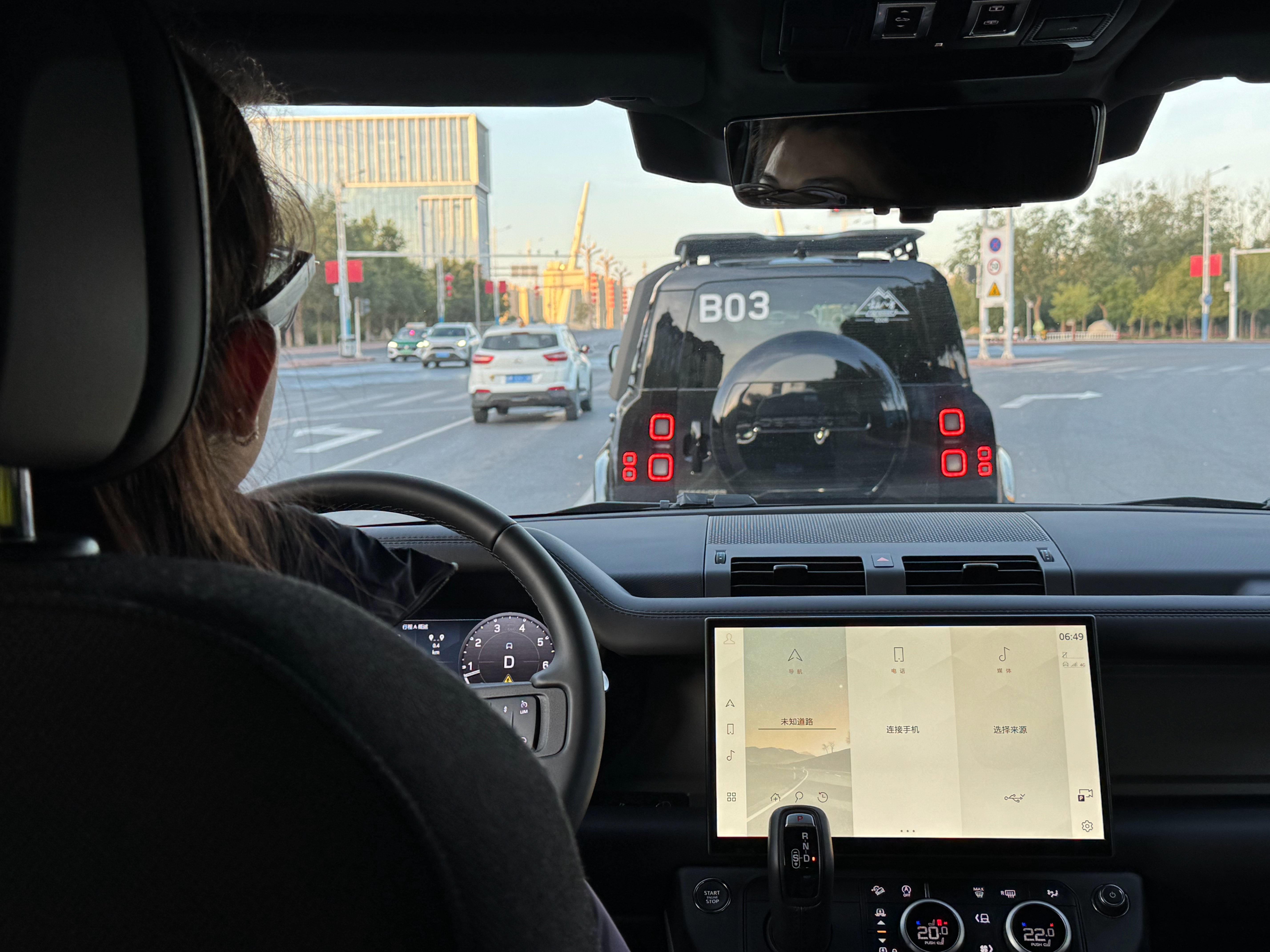 车主已经带我在车主大会的路上了李楠说道[超话]李楠说道早安 路虎卫士  ​​​