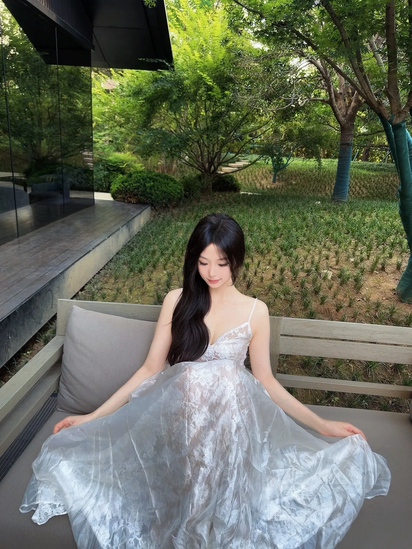 少女感夏日ootd 森系高级感