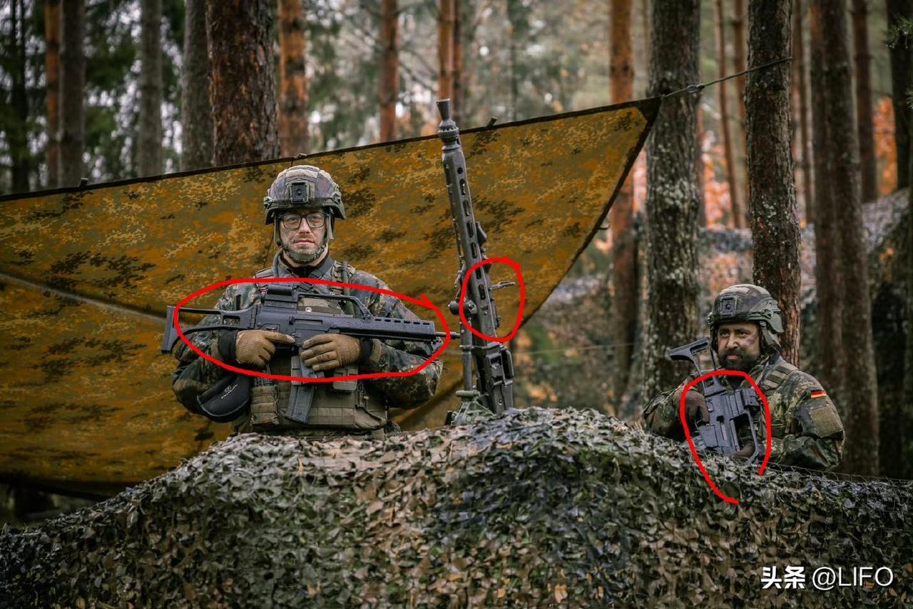 立陶宛共和国国防部官方账号发布了四张图：“🇩🇪  🇱🇹 德国第 45 装