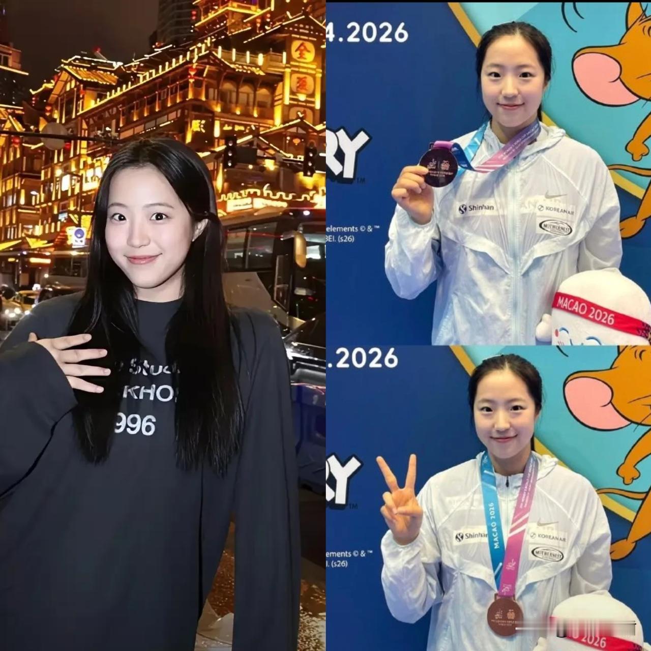 韩国女乒外协选手申裕斌火了，赢球不飘输球不崩，还总惦记着喝奶茶。

澳门世界杯刚