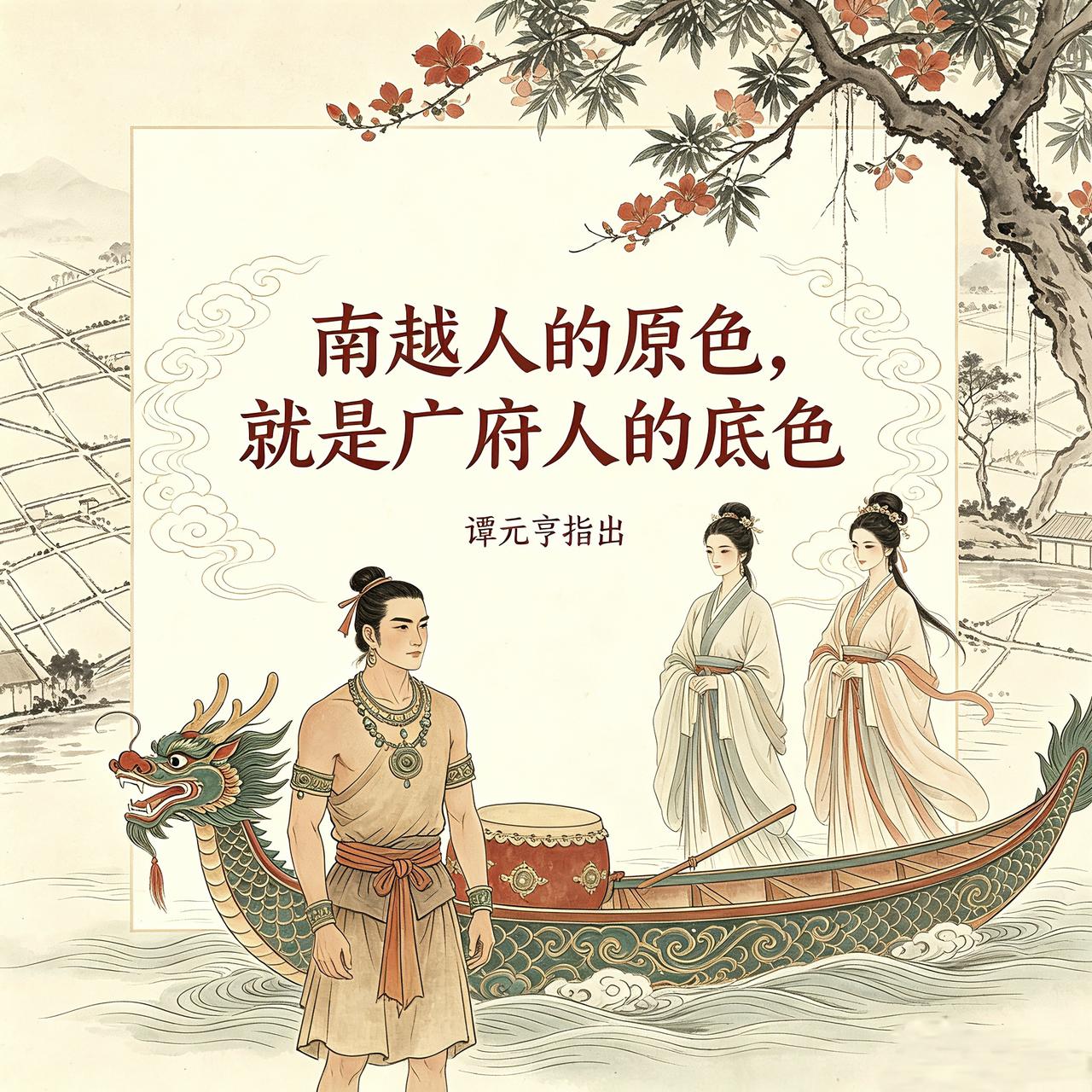 谭元亨指出:“南越人的原色，就是广府人的底色”。其精准的点出了珠三角“广府文化”
