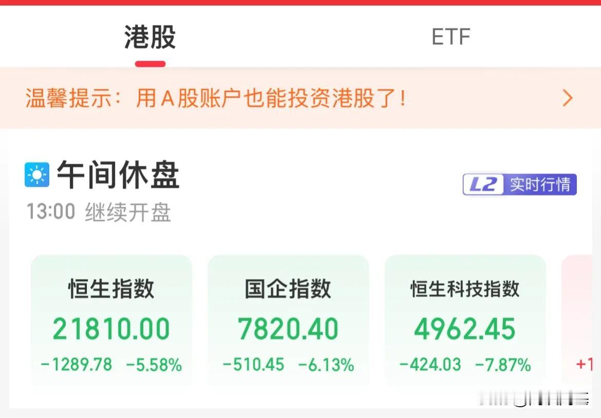 港股遭挨捶！A50遭暴揍！机构分析：港股跌幅的幅度还合理，关注A股表现

截止中