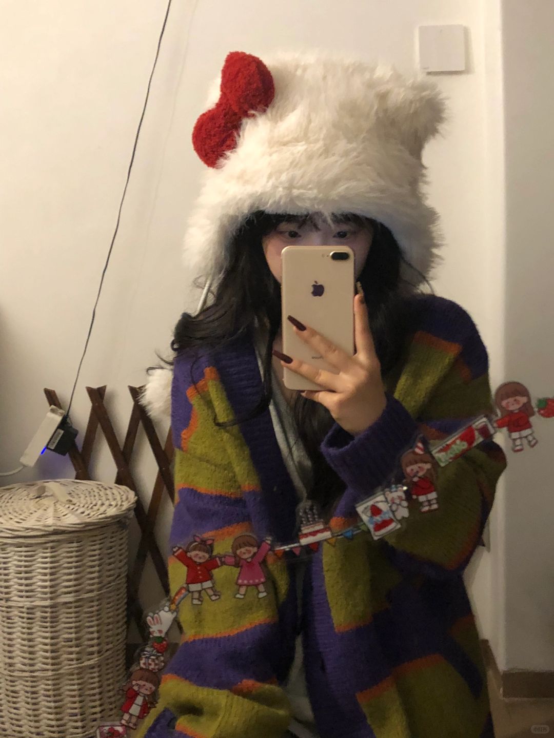 啊啊啊好可爱的kitty 帽～