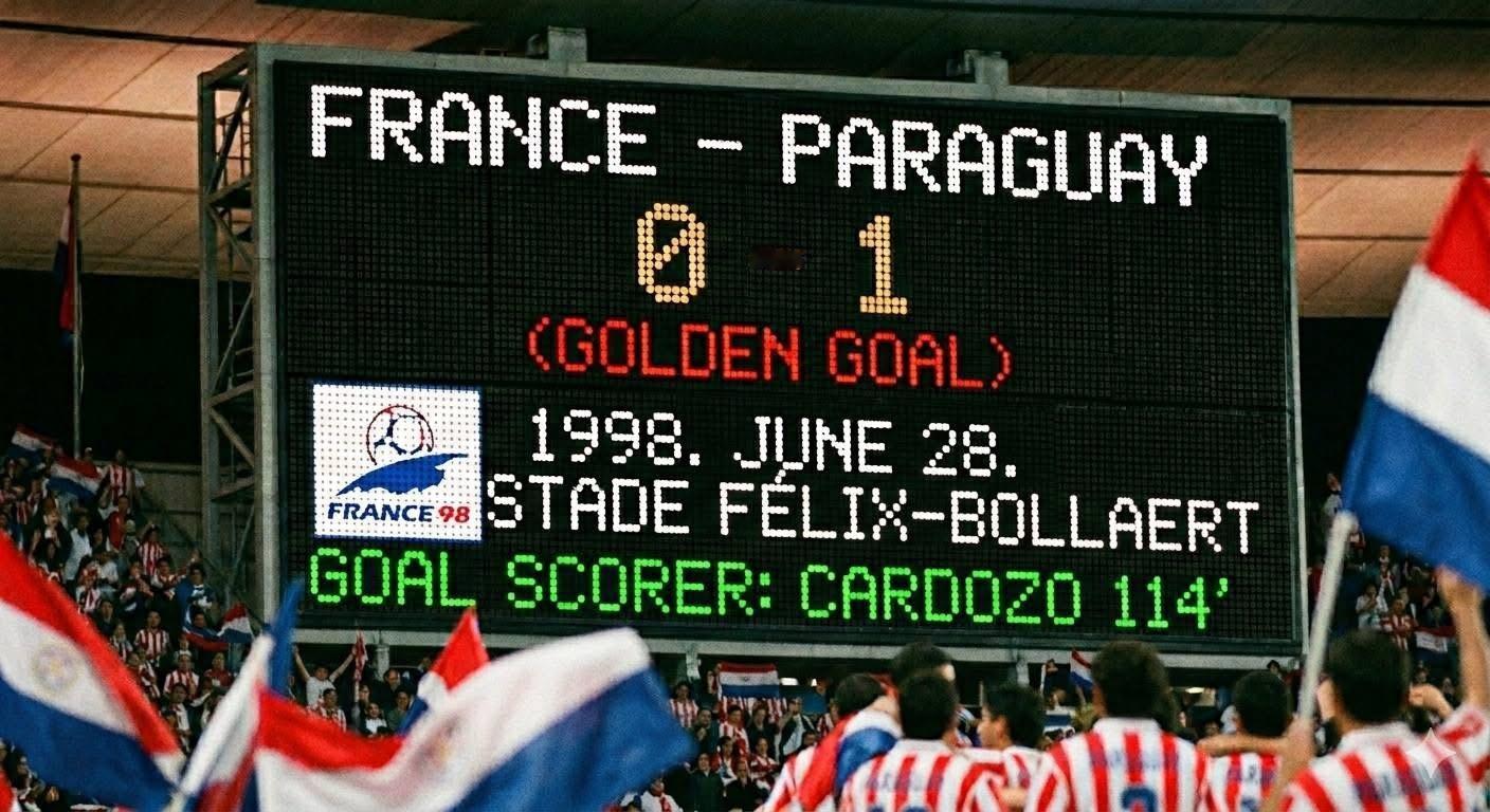 AI假想圖- 假如巴拉圭🇵🇾贏咗1998世界盃冠軍🏆（其實可能性好低，首先