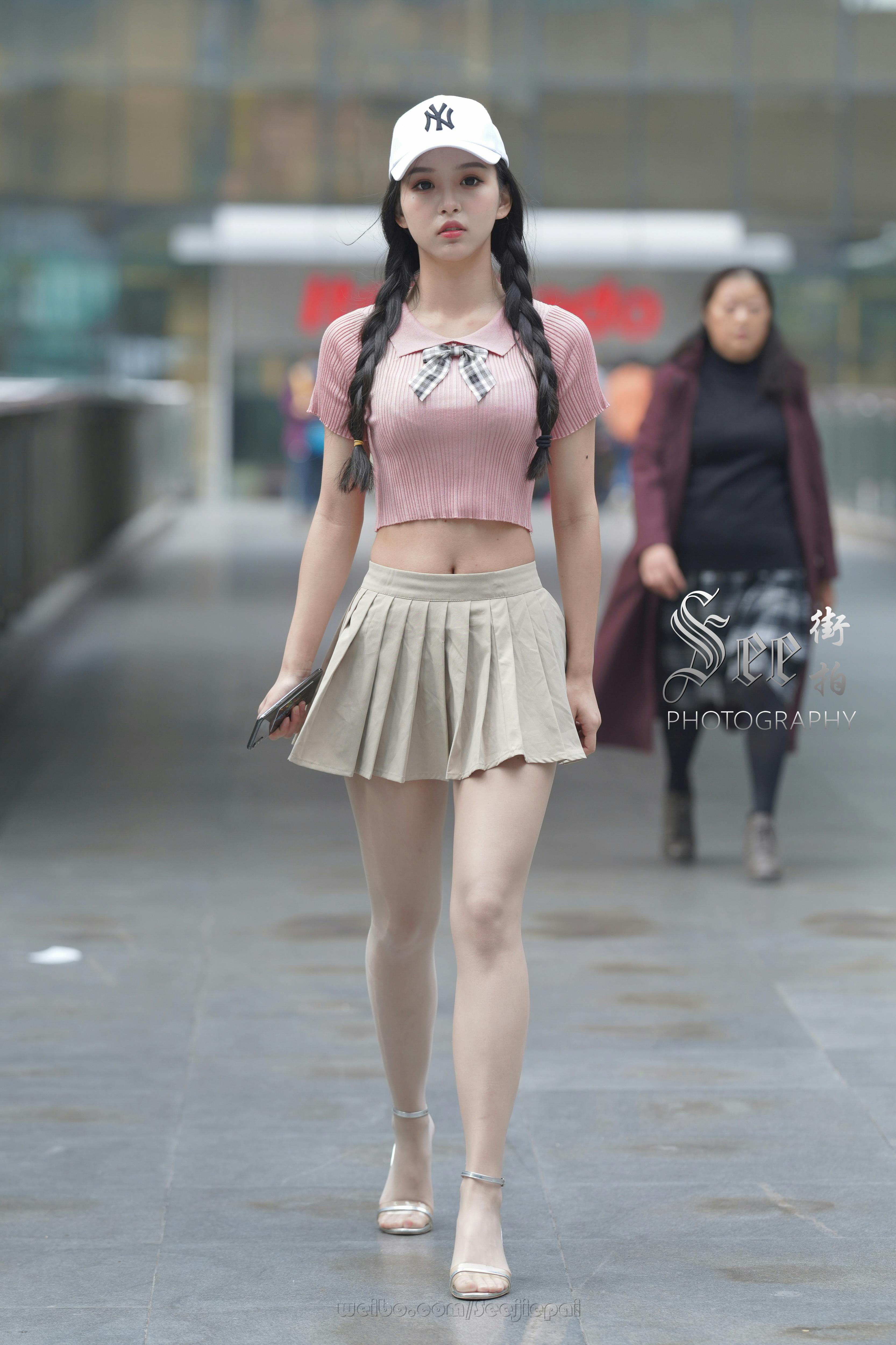 百褶裙粉色系，青春靓丽~~ ​​​